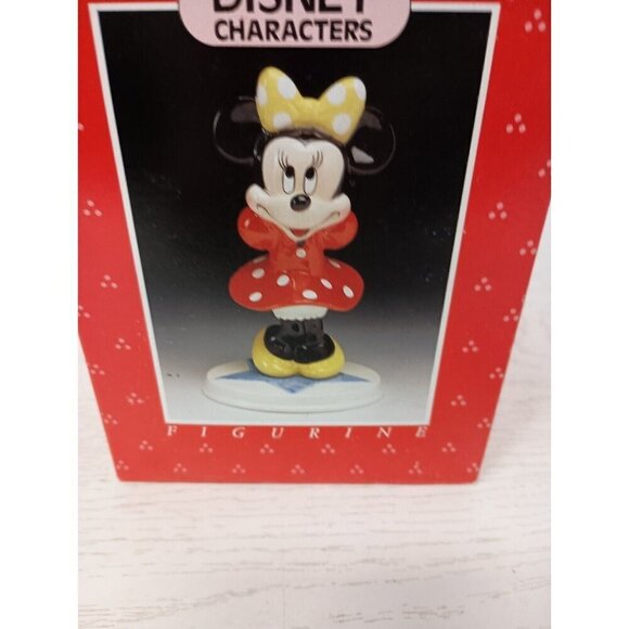 Vintage 1980s Schmid Disney Characters Mini Mouse Porcelain Figurine Collectible - Picture 4 of 12